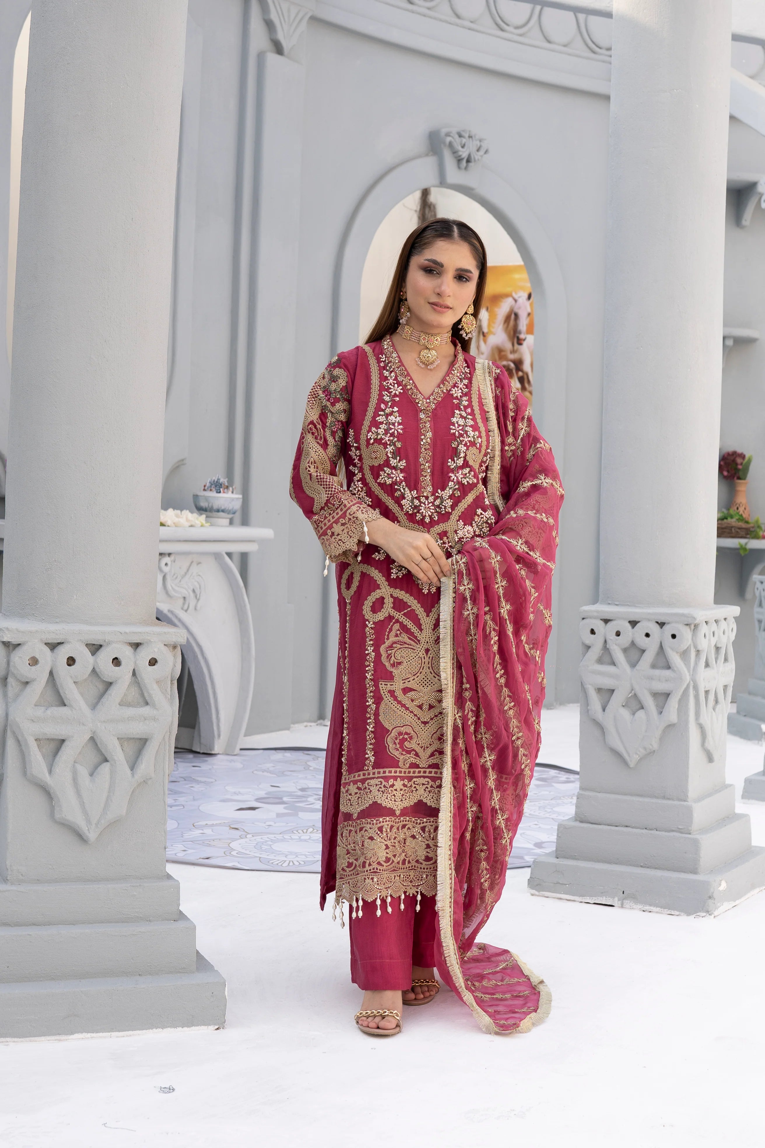 EDEN ROSE | SS-1056 STYLISH DRESS