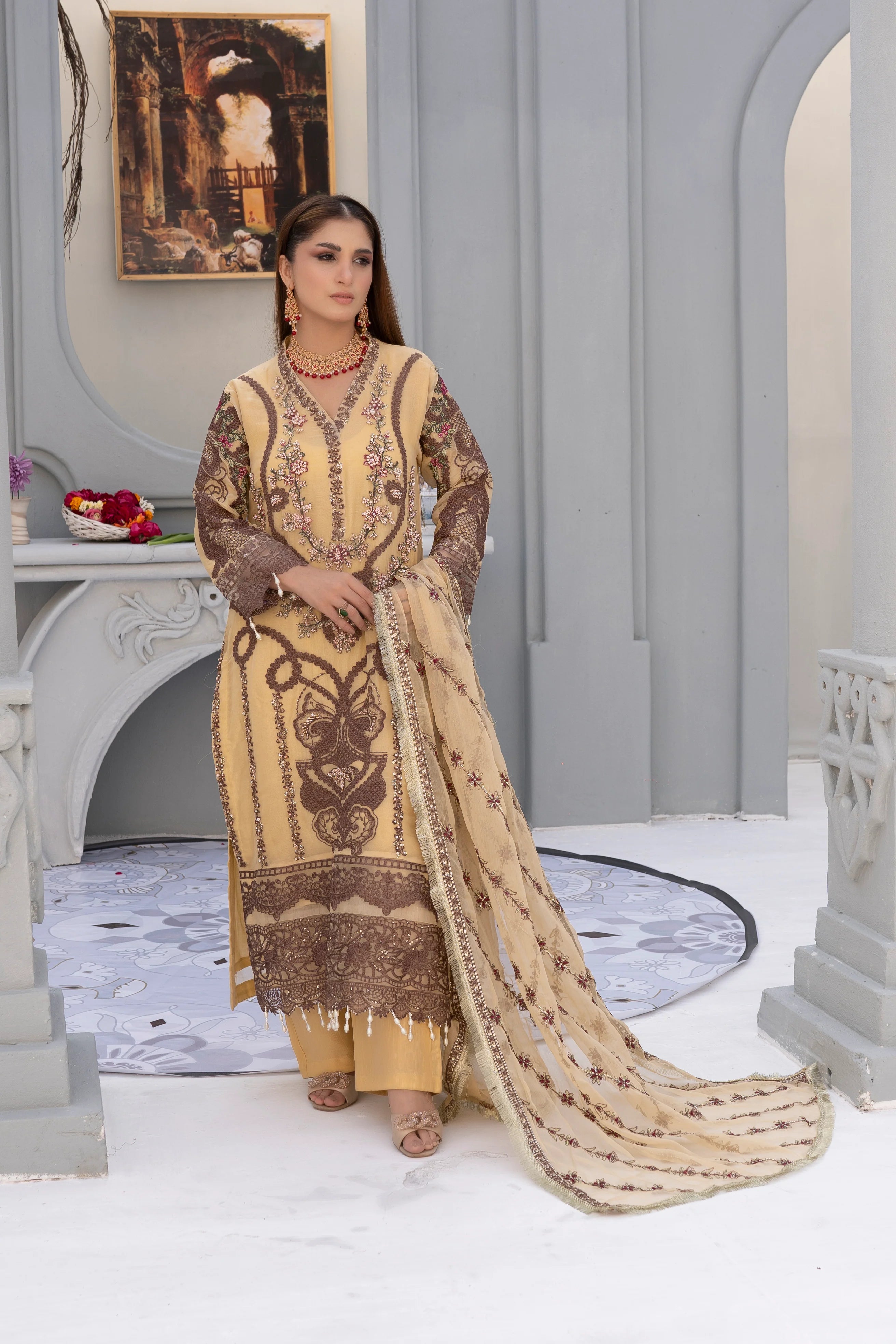 PETAL CROWN | SS-1057 FANCY DRESS