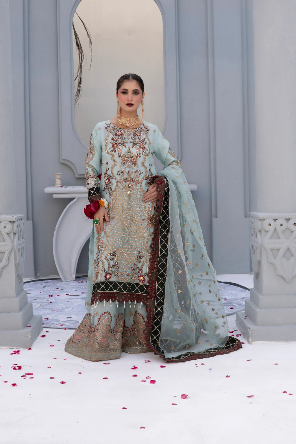 NATURE AURA | SS-1055 SHARARA SET