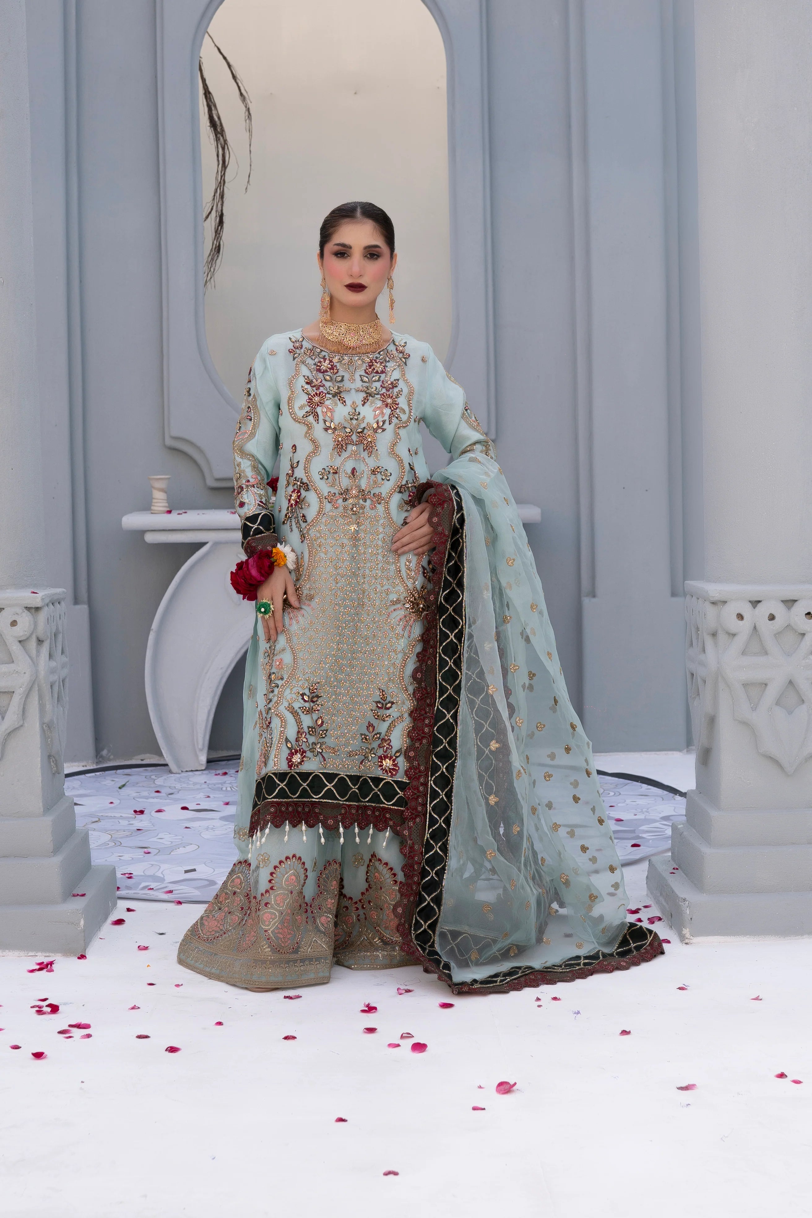 NATURE AURA | SS-1055 SHARARA SET