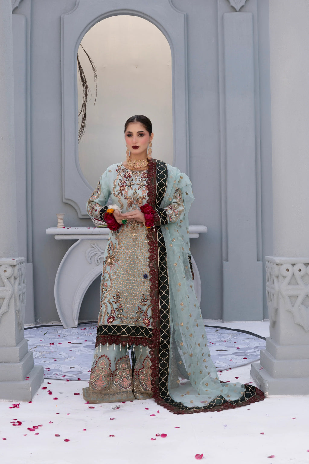 NATURE AURA | SS-1055 SHARARA SET